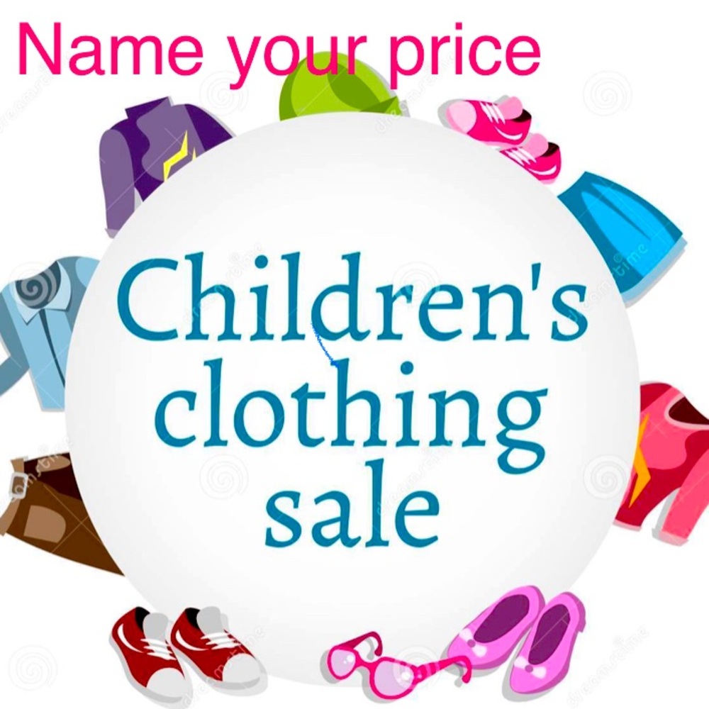 Name your price childrens clothing & shoe sale